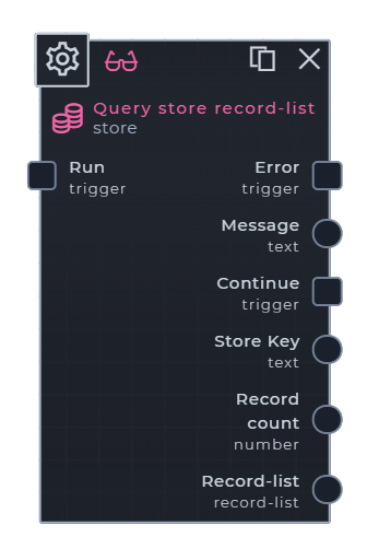 Query Store Record-list Command